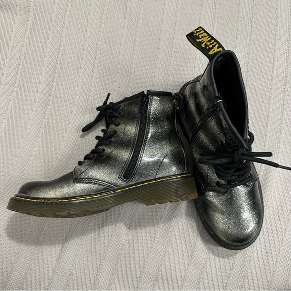 Doc Martens 1460 Ombre‎ Glitter youth size 3 boots, side zip, sparkly, AirWalk - Picture 9 of 11
